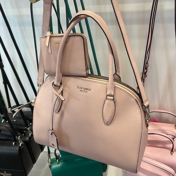 Kate Spade Reiley Large Dome Satchel & Cameron Small L-Zip Bifold Wallet - Picture 7 of 16